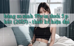bảng so sánh 97win dưới 5 phút (2025)   thiết kế hiện đại