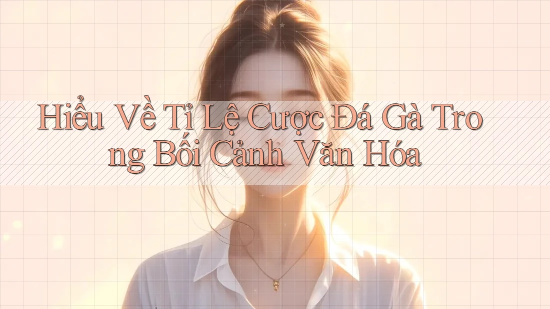 Hiểu Về Tỉ Lệ Cược Đá Gà Trong Bối Cảnh Văn Hóa Hiểu Về Tỉ Lệ Cược Đá Gà Trong Bối Cảnh Văn Hóa