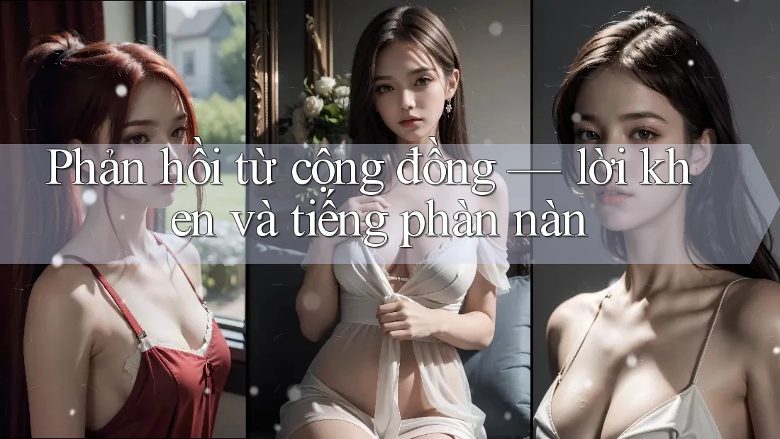 Phản hồi từ cộng đồng — lời khen và tiếng phàn nàn Phản hồi từ cộng đồng — lời khen và tiếng phàn nàn