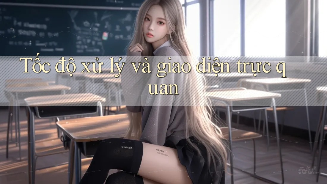 Tốc độ xử lý và giao diện trực quan Tốc độ xử lý và giao diện trực quan